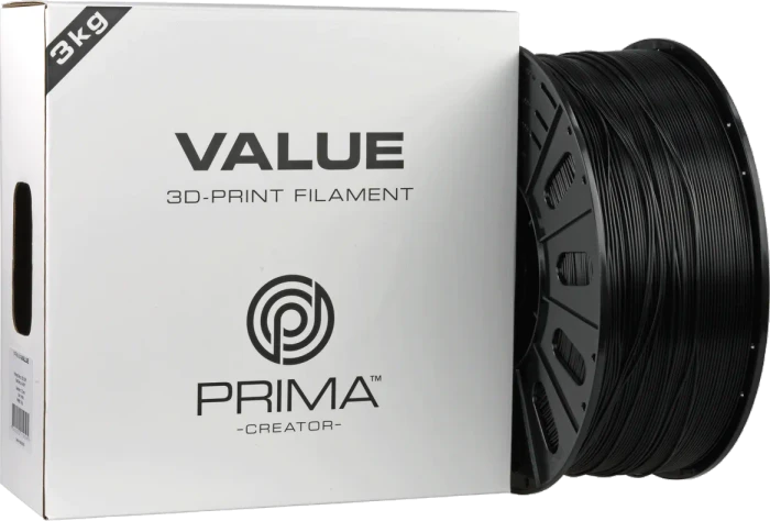 PrimaCreator PrimaValue ABS, schwarz, Spule, 1.75mm, 1.00kg