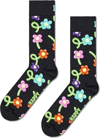 Happy Socks Balloon Flower Socken schwarz
