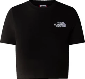 The North Face Cropped Slim T-Shirt kurzarm tnf black (Damen)