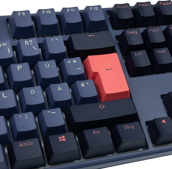 Ducky One 3, Cosmic Blue, TKL, PBT, LEDs RGB, MX RGB ERGO CLEAR, USB, DE