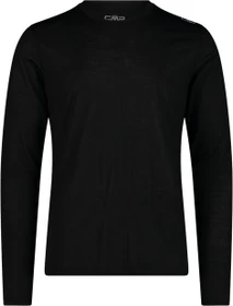 CMP Unlimitech Performance Merino Funktionsshirt langarm schwarz (Herren)