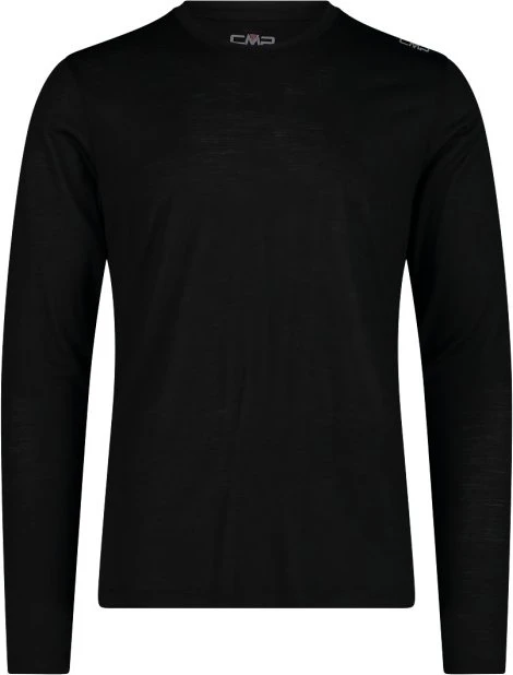 CMP Unlimitech Performance Merino Funktionsshirt langarm schwarz (Herren)
