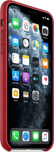 Apple Leder Case für iPhone 11 Pro Max rot