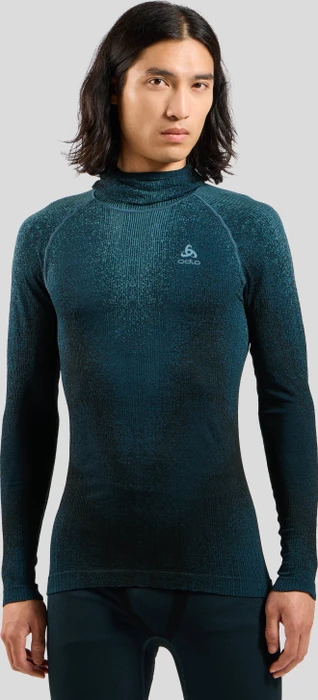 Odlo POW Blackcomb Baselayer Funktionsshirt langarm provincial blue (Herren)