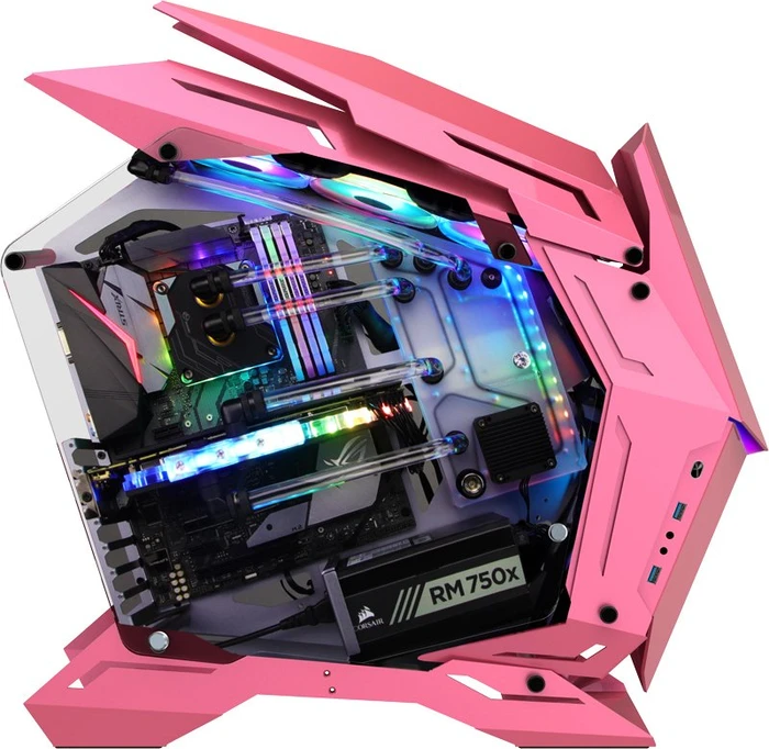 Jonsbo Mod3 pink, Glasfenster