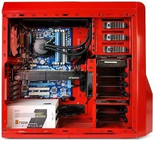 NZXT Phantom 410 rot, Acrylfenster