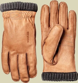 Hestra Deerskin Primaloft Rib Handschuhe cork
