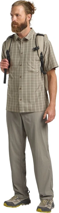 Jack Wolfskin Meseta Hemd kurzarm check stone (Herren)