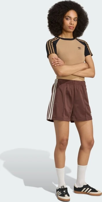 adidas Firebird Shorts auburn/cream white (Damen)
