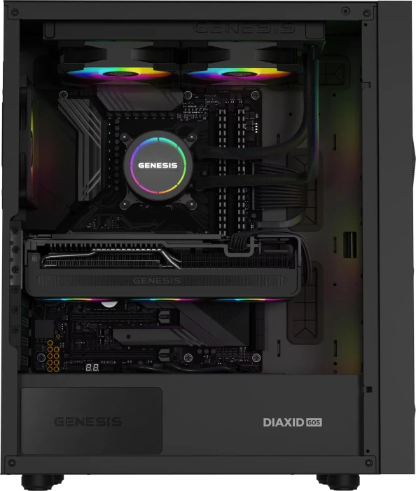 Genesis Hydria 240 ARGB, schwarz