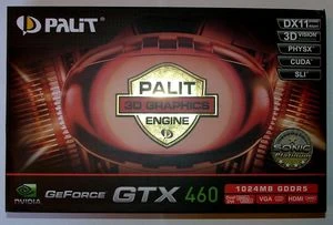 Palit GeForce GTX 460 Sonic Platinum, 1GB GDDR5, VGA, 2x DVI, HDMI