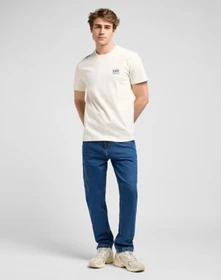 Lee Workwear Relaxed Graphic T-Shirt kurzarm ecru (Herren)