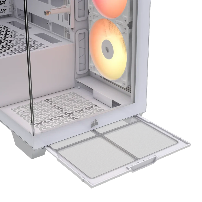 Corsair 3500X RS-R ARGB, weiß, Glasfenster