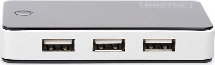 Digitus USB-Hub, 7x USB-A 2.0, USB 2.0 Mini-B [Buchse]
