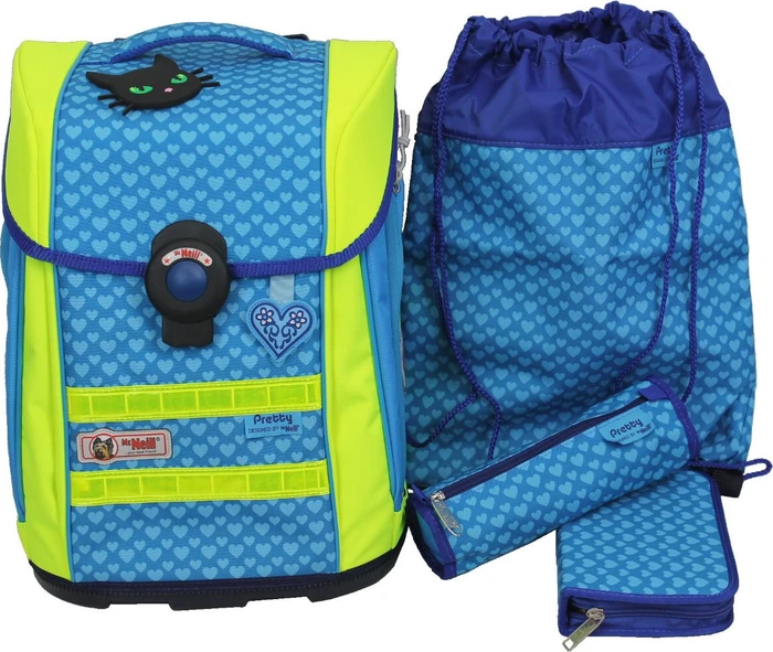 McNeill Ergo Primero Pretty DIN Schultaschen-Set, 4-tlg.