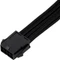 SilverStone PP07E Serie P07E-EPS8B, 4/8-Pin ATX12V Verlängerungskabel, 300mm, sleeved schwarz Vorschaubild