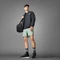 adidas Designed for Training HIIT Workout Heat.RDY Trainingshose kurz silver green (Herren) Vorschaubild
