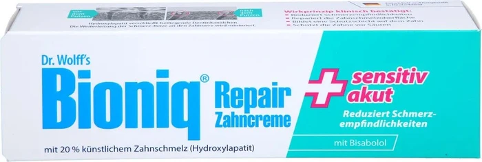 Dr. Kurt Wolff Bioniq Repair sensitiv akut Zahncreme, 75ml