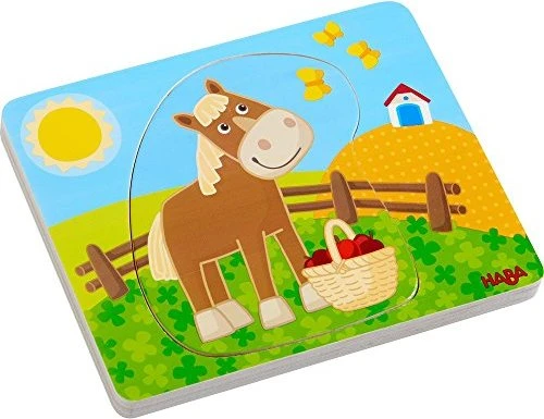 HABA Holzpuzzle Lustiges Landleben