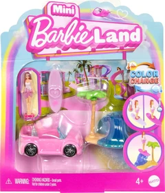 Mattel Barbie - Mini Barbieland Puppe und Strandcabrio