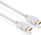 HDSupply High Speed mit Ethernet HDMI 1.4 Kabel weiß, 5m Vorschaubild