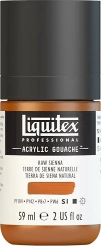 Liquitex Professional Acrylic Gouache raw sienna, 59ml