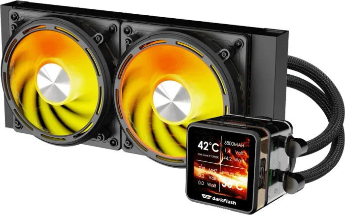 DarkFlash Explore DE240 Black, schwarz
