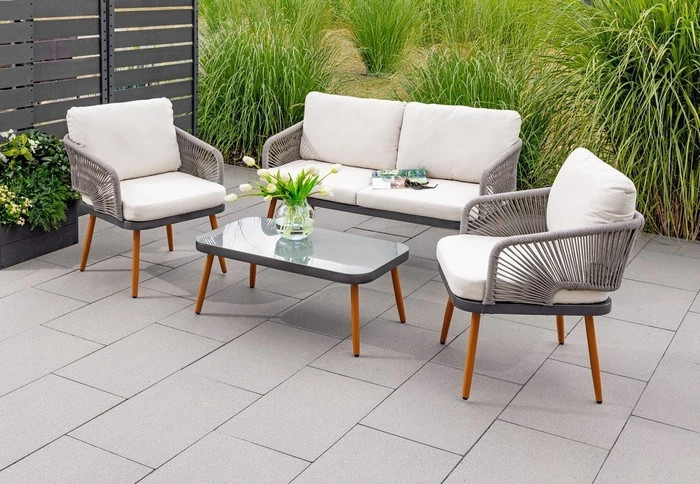 Prestige Home Rope Lounge-Set beige