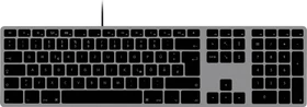 Matias USB-C Keyboard for Mac, Space Gray, USB, DE (FK316CB-DE)