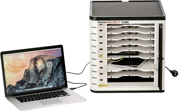Parat Paraproject Cube U10 Lade-/Synchronisierungs-/Aufbewahrungs-Station, 10 iPads bis 11.6", Lightning, EU-Version