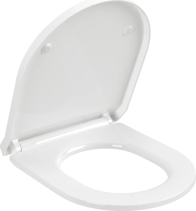 Villeroy & Boch Architectura WC-Sitz, mit Absenkautomatik (SoftClosing), mit abnehmbarem Sitz (QuickRelease), weiß alpin