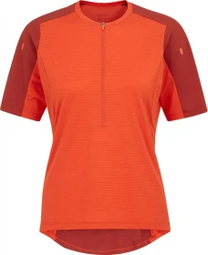 Rab Cinder Tract Shirt Trikot kurzarm tuscan red/red grapefruit (Damen)