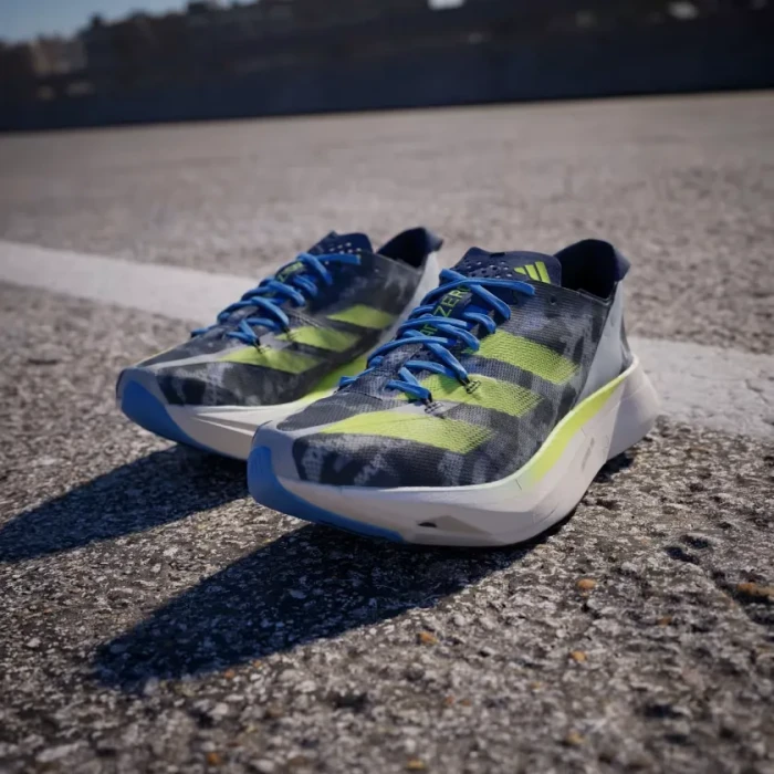 adidas Adizero Adios Pro 3 crystal white/lucid lemon/blue burst (Damen)