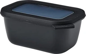 Mepal Multischüssel Cirqula rechteckig Aufbewahrungsbehälter 750ml nordic black