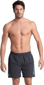 Arena Fundamentals Logo R Badeshorts asphalt/water (Herren)