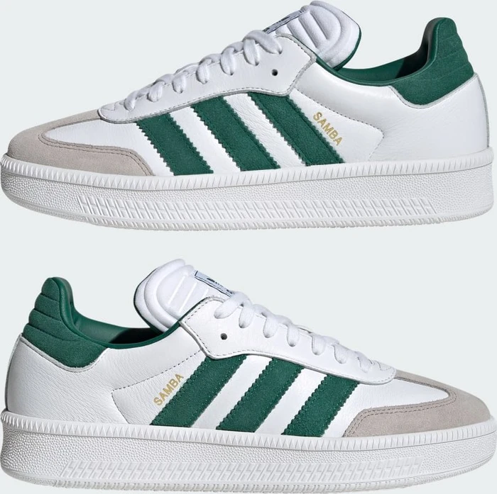 adidas Samba XLG cloud white/collegiate green/clear granite