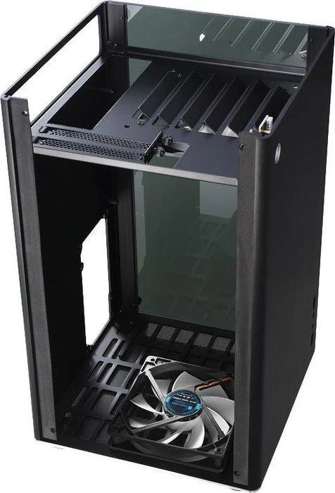 Jonsbo VR1 schwarz, Glasfenster, Mini-ITX