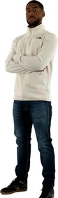 The North Face 100 Glacier Fleece Full Zip Funktionsjacke white dune (Herren)