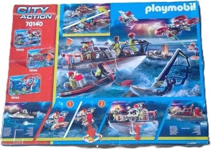 playmobil City Action Seenot: Löscheinsatz mit Rettungskreuzer