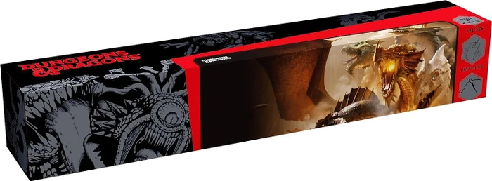 Konix Dungeons & Dragons XXL The Rise of Tiamat Mouse Pad, 900x465mm, Motiv schwarz/braun