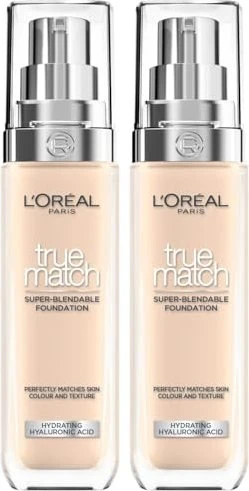 L'Oréal True Match Foundation 1C rose ivory, 30ml