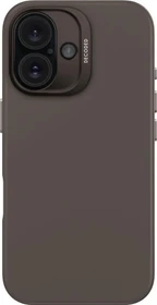 Decoded AntiMicrobial Silicone Back Cover für Apple iPhone 16 Phantom Black