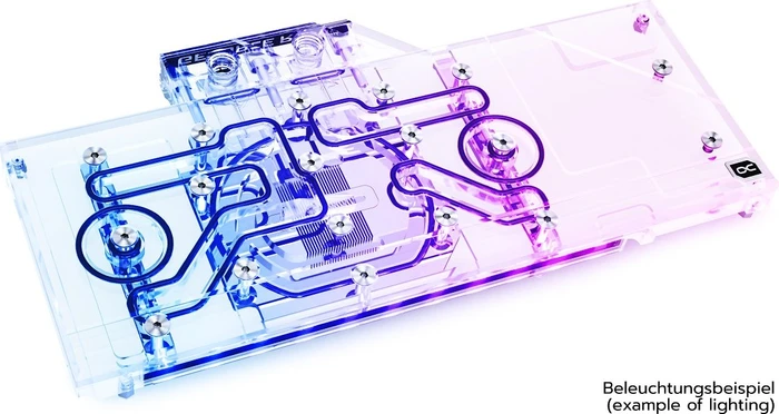 Alphacool Eisblock Aurora Acryl GPX-N RTX 3080 XC3 Ultra Gaming mit Backplate