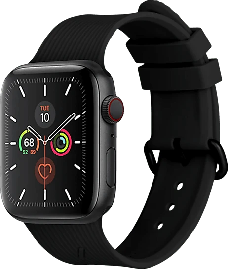Native Union Curve Strap für Apple Watch (32mm/44mm/45mm) schwarz