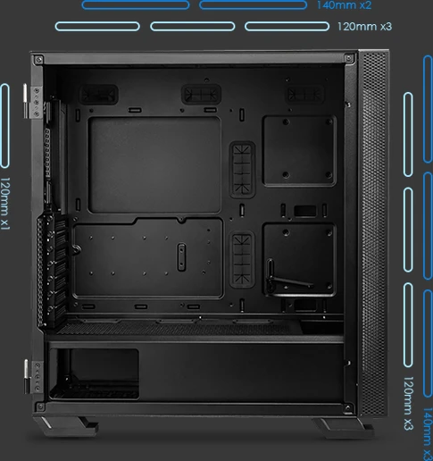 MSI MAG Vampiric 300R, schwarz, Glasfenster