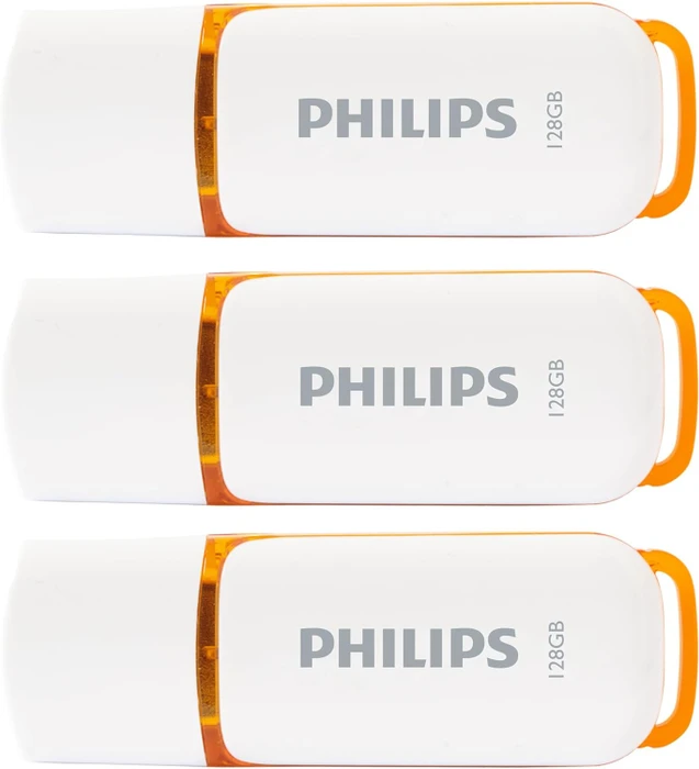 Philips Snow Edition 128GB, USB-A, USB 2.0, 3er-Pack