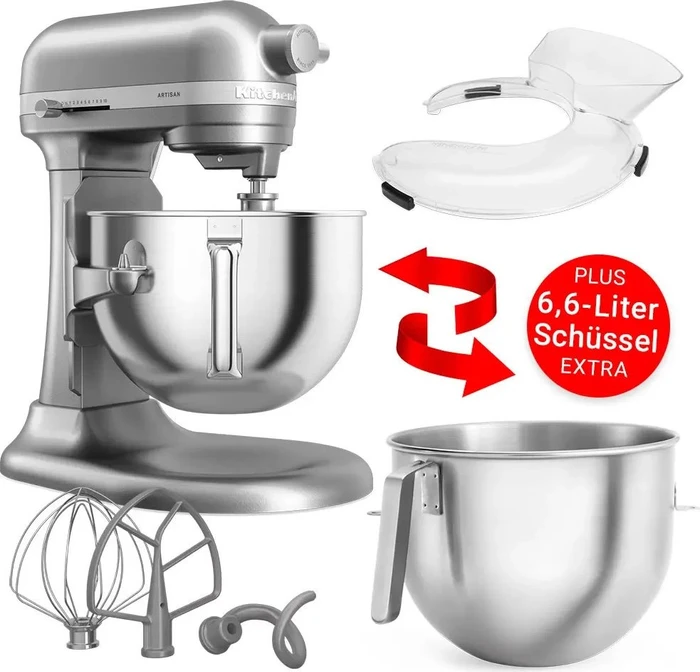 KitchenAid 5KSM60SPXECU Artisan kontur silber