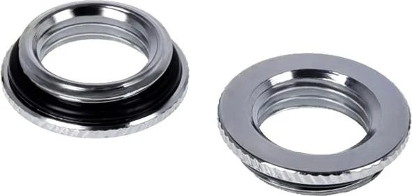 Alphacool Eiszapfen HF G3/8" IG mit Reduzierer G1/4" Schnellverschluss, verchromt