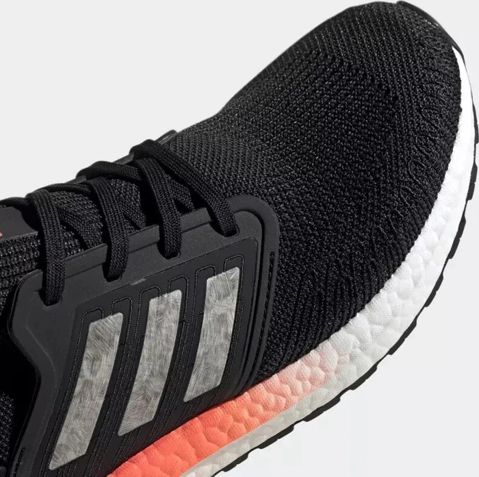 adidas Ultraboost 20 core black/cloud white/signal coral (Herren)