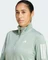 adidas Own The Run Half-Zip Laufshirt langarm silver green (Damen) Vorschaubild